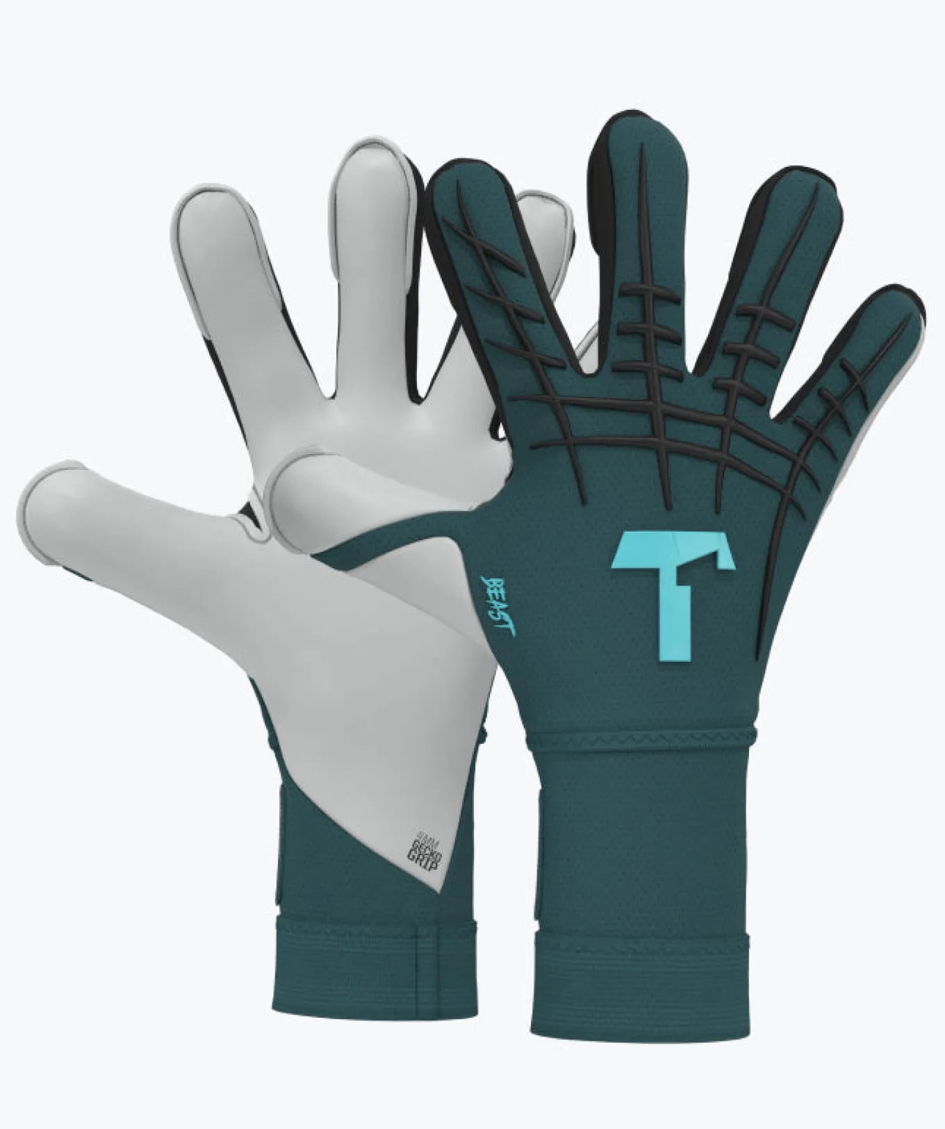 T1TAN Met Fingersave | Keepershandschoenen Voor Kinderen^Petrol Beast Junior Pro 3.0 (FP)
