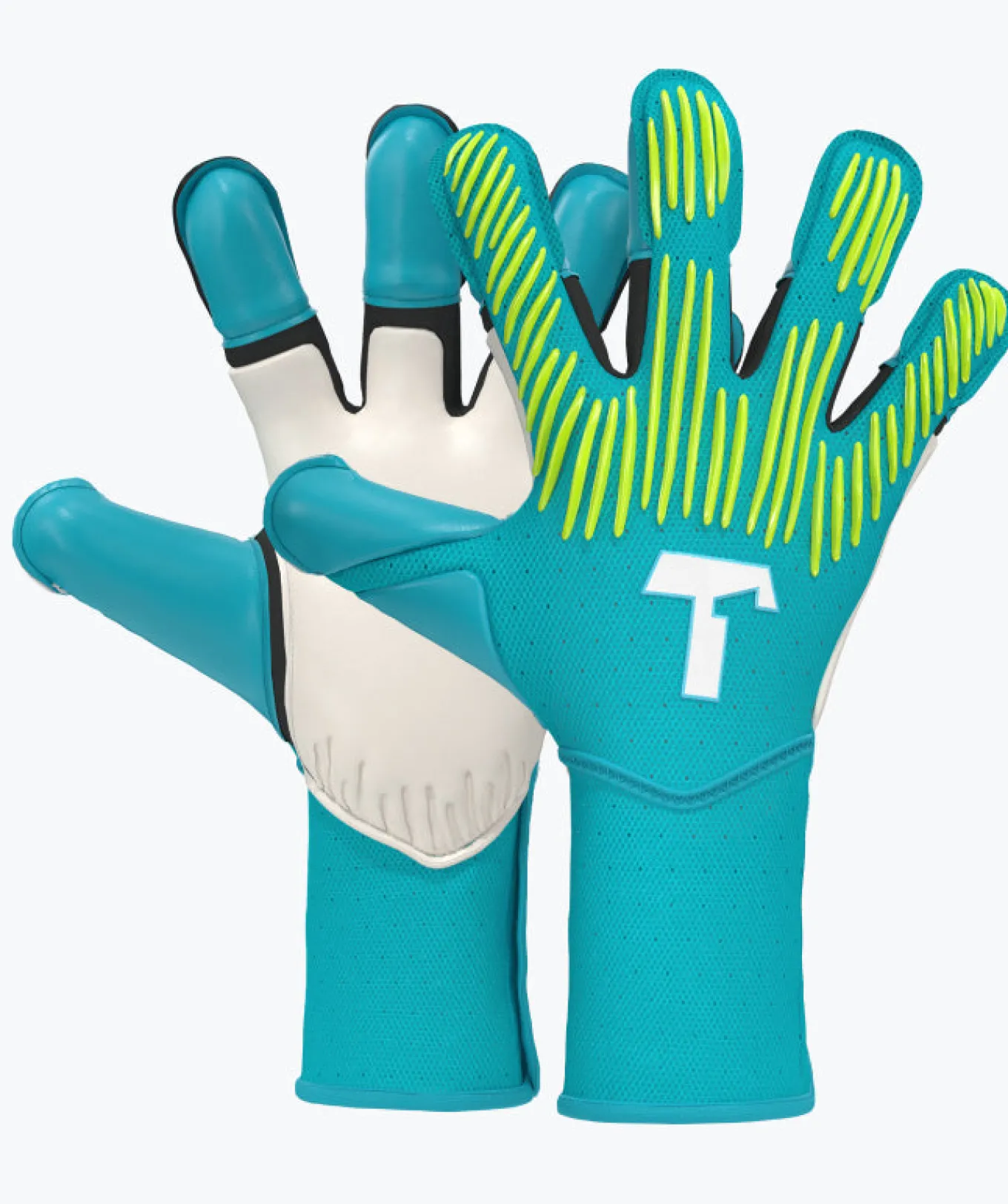 T1TAN Met Fingersave | Keepershandschoenen Voor Kinderen^Rebel 2.0 Sky Blue Junior Pro (FP)