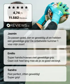 T1TAN Keepershandschoenen Voor Kinderen | Rebel Collectie^Rebel 2.0 Sky Blue Junior Pro