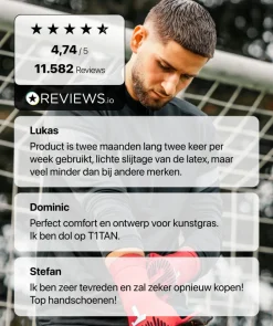 T1TAN Rebel Collectie | Keepershandschoenen Voor Kinderen^Rebel 2.0 Solar Red