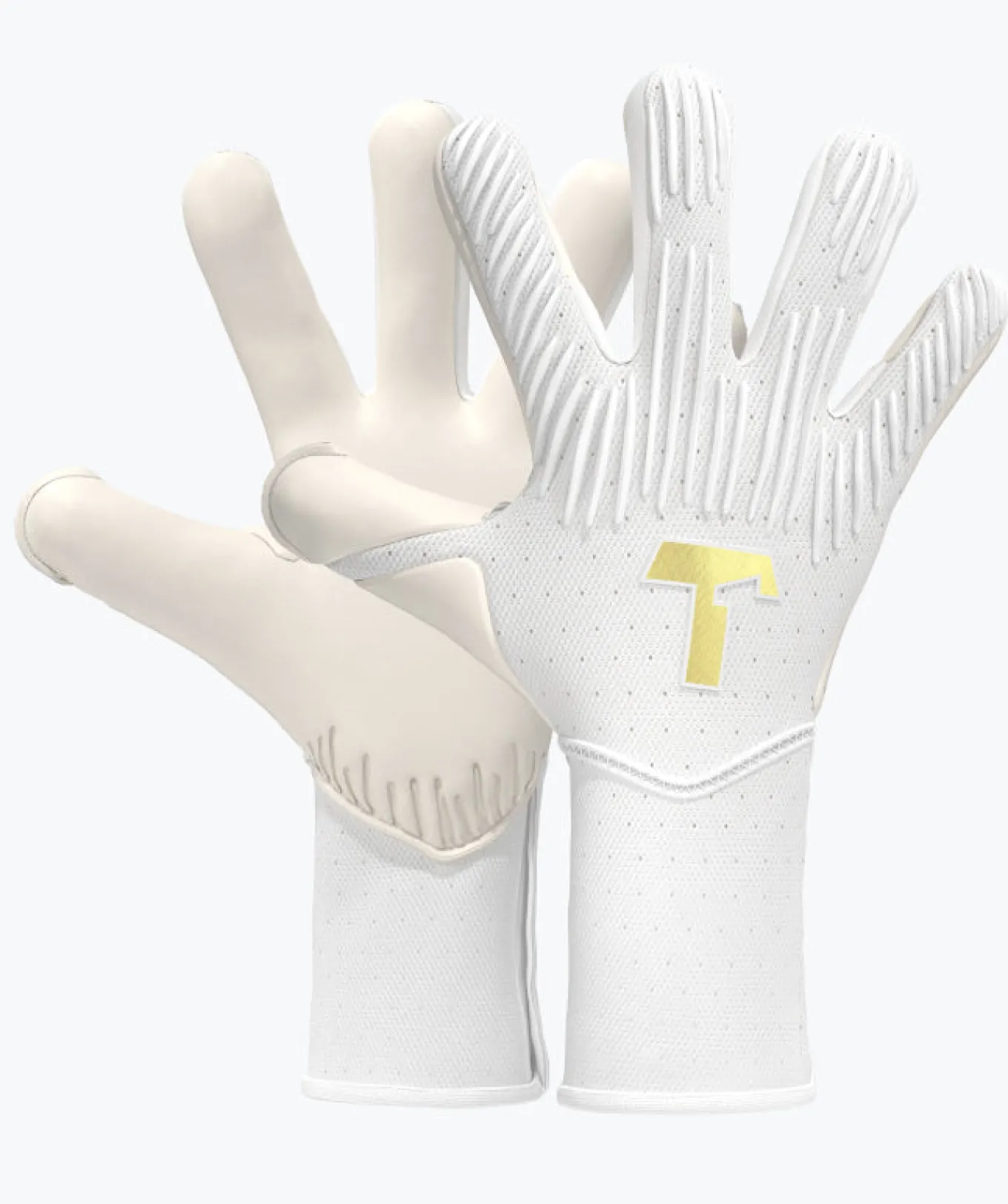 T1TAN Met Fingersave | Keepershandschoenen Voor Kinderen^Rebel 2.0 White-Out Junior Pro (FP)