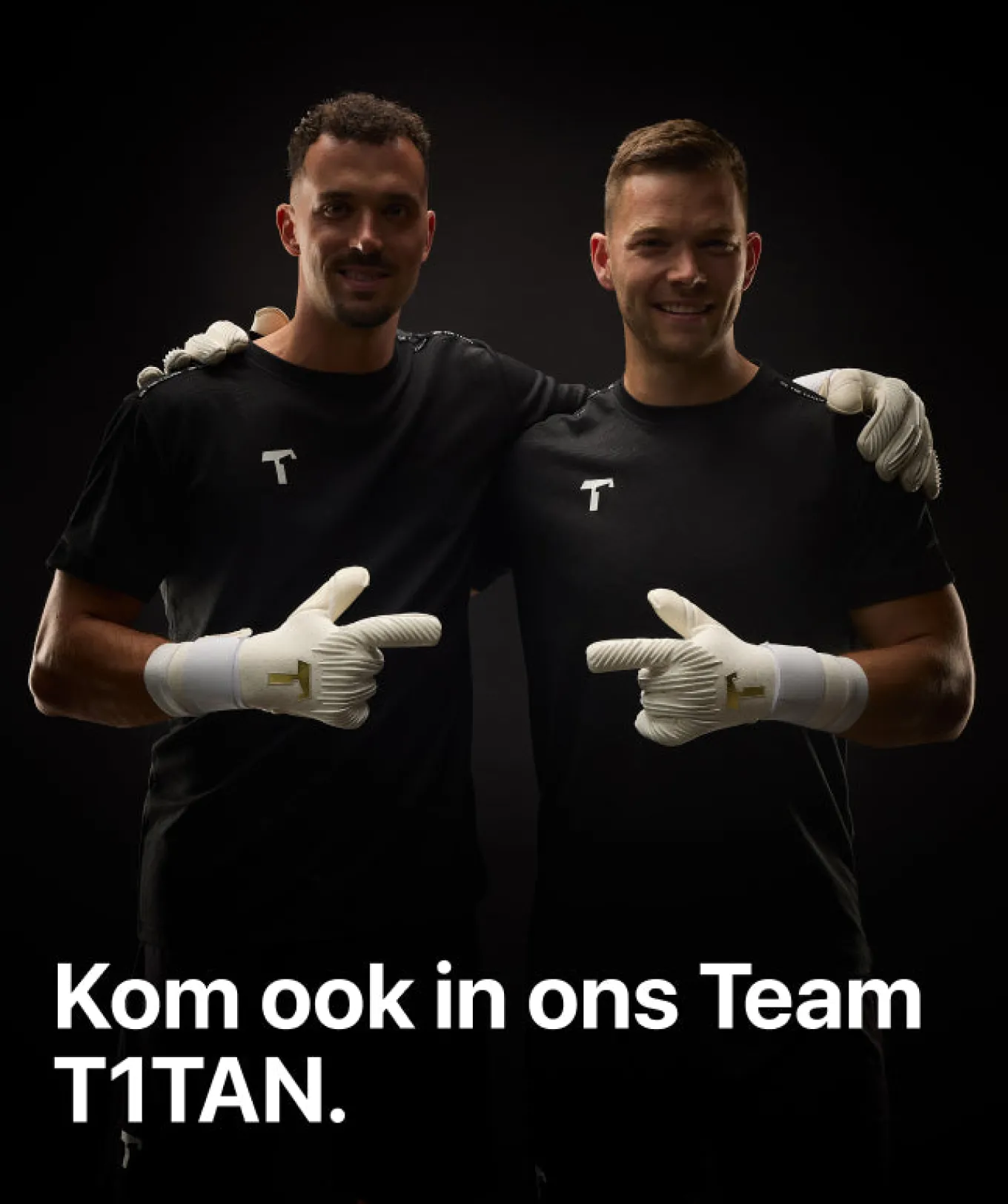 T1TAN Met Fingersave | Keepershandschoenen Voor Kinderen^Rebel 2.0 White-Out Junior Pro (FP)