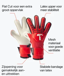T1TAN Beast Collectie | Keepershandschoenen Voor Kinderen^Red Beast Junior 3.0