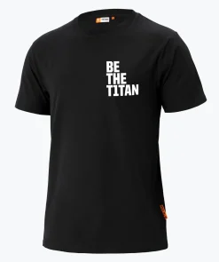 T1TAN T-Shirts^T-Shirt Be the Zwart